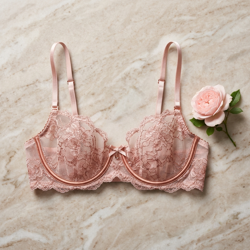 Floral Lace Contour Bra