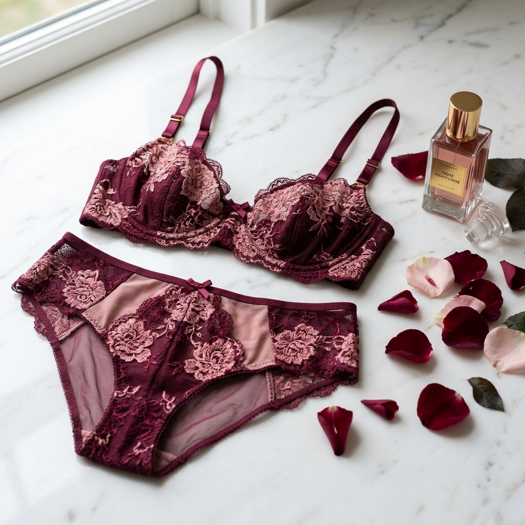 Luxe Matching Bra & Panty Set